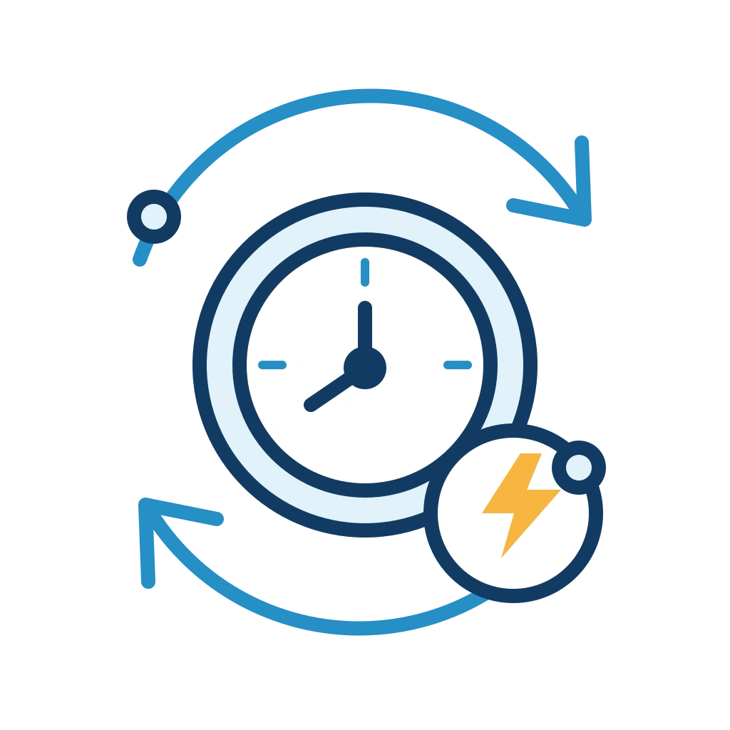Mechanical endurance class M2 and electrical switching lifespan icon for VCB